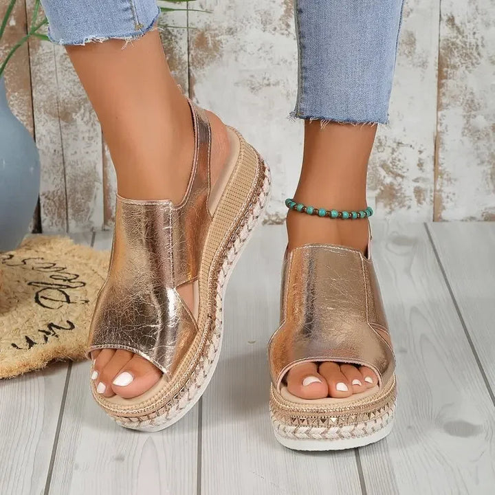 Women's Elegant Wedge Sandals-MODAUTLET