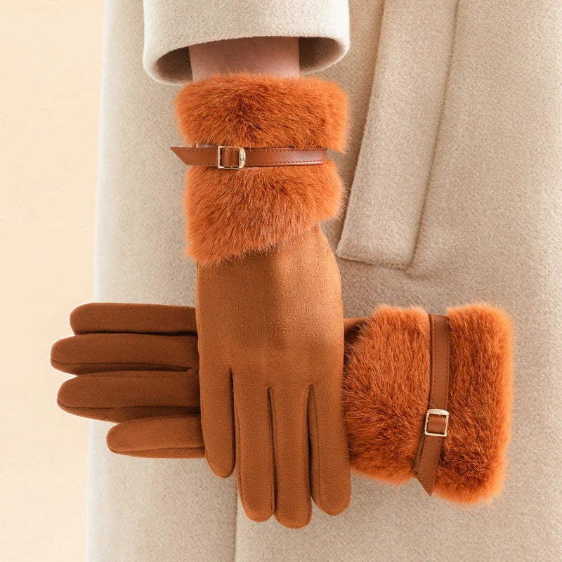 Luxurious Faux Fur Gloves for Ultimate Warmth