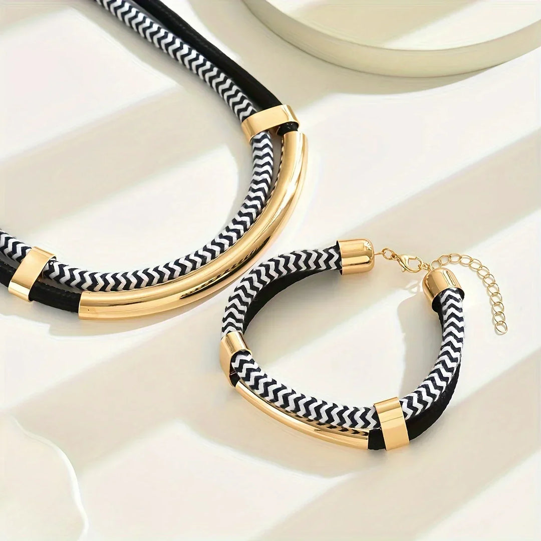 Elegant Link Jewelry Set-MODAUTLET
