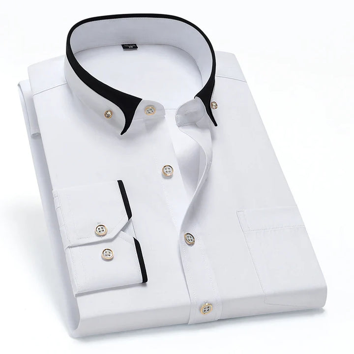 Men's Avant Garde Button-Down Shirt-MODAUTLET