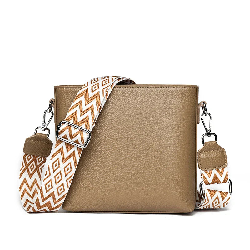 Women's Elegant Leather Shoulder Bag-MODAUTLET