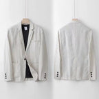 Linen Suit Set For Men Breathable Comfort Luxury