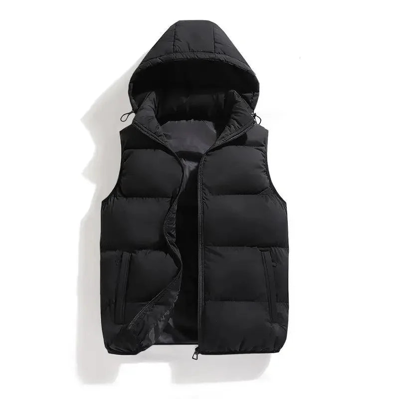 Herenfunctioneel gilet met capuchon