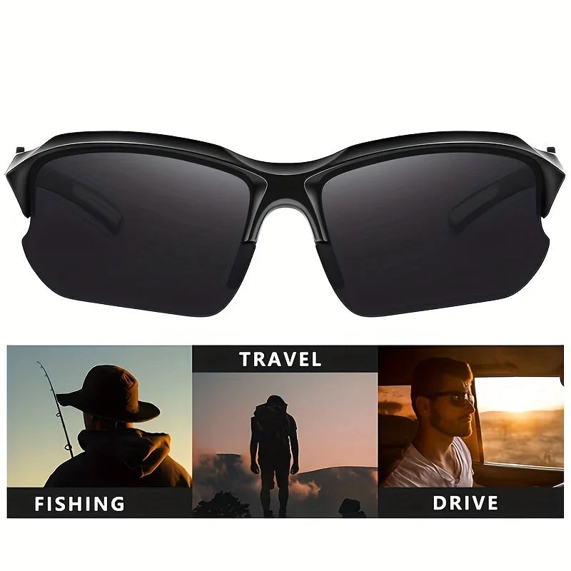 Wind-Defying Polarized Sports Sunglasses