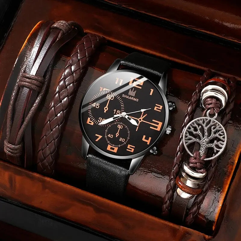 Elegant Legacy Watch Set Black