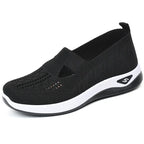 Women's Breathable Knit Sneakers Black