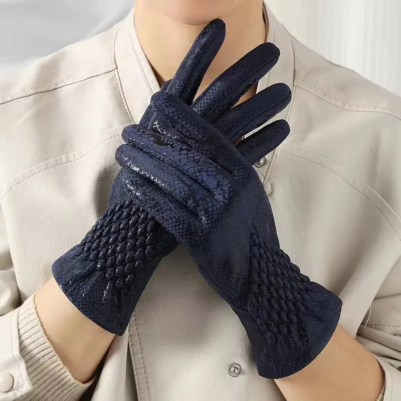 Suede Fashion Gloves for Elegance and Comfort