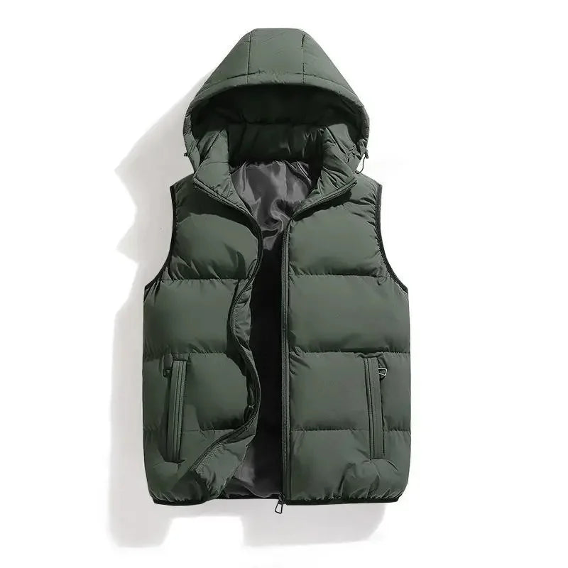 Herenfunctioneel gilet met capuchon