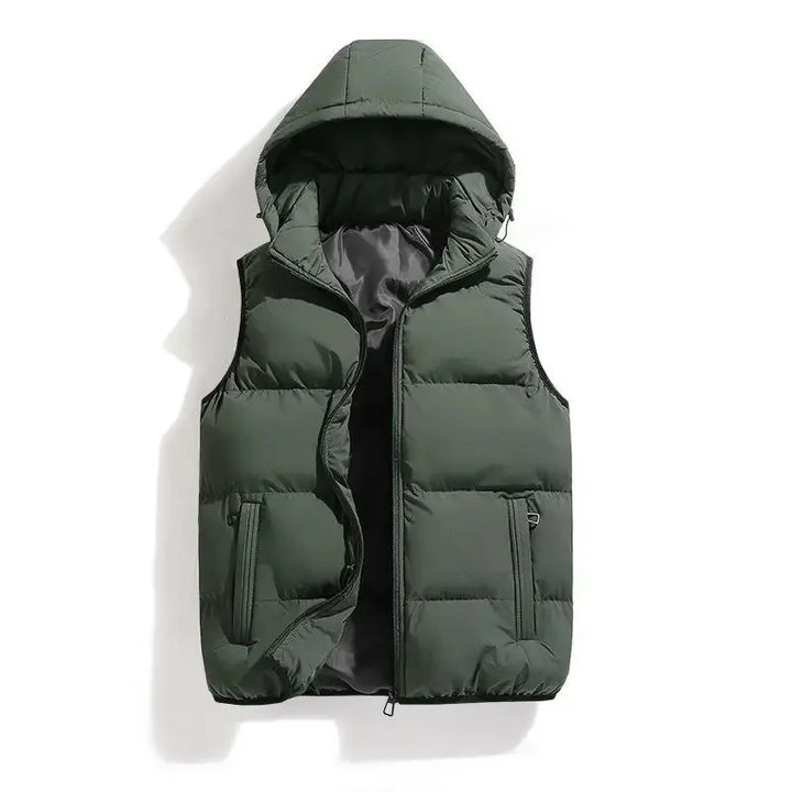 Herenfunctioneel gilet met capuchon