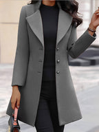Women's Slim-Fit Blazer Gray