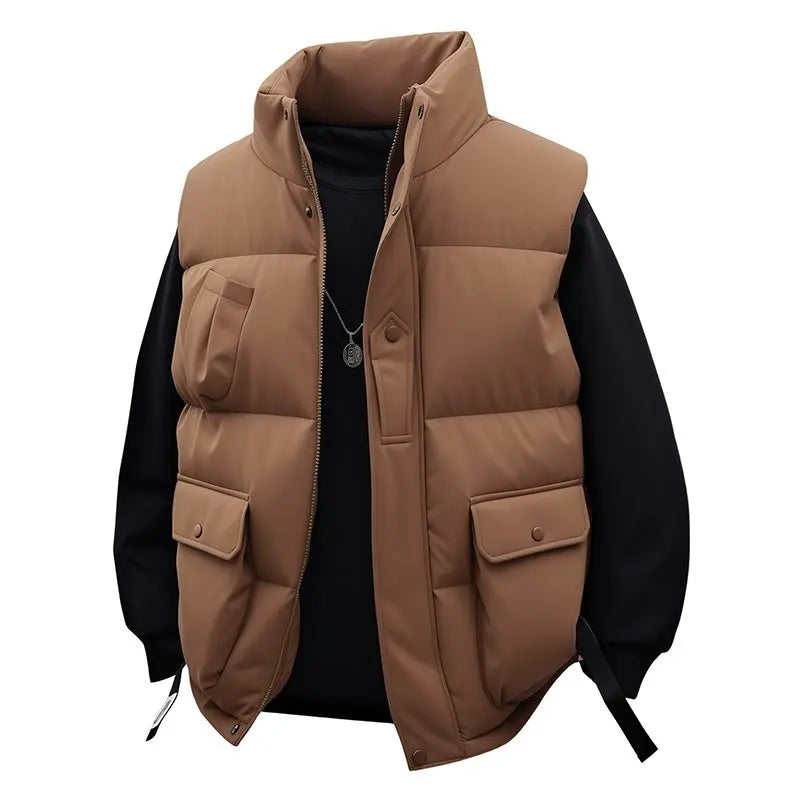 Chaleco acolchado para hombre, cálido y cómodo