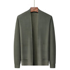 Brushed Jacquard Blazer With Embossed Texture For Men Cruise Green