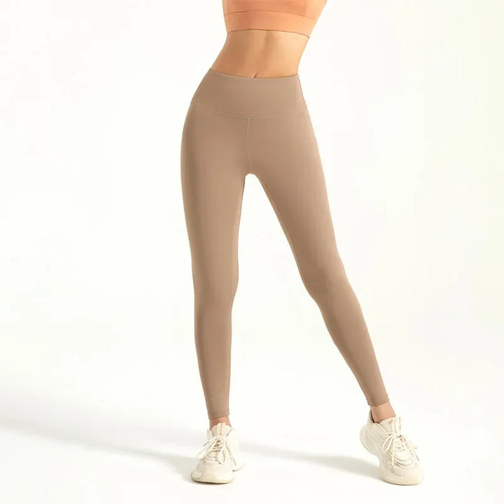 Women's Y2K High Waist Seamless Booty Lifting Gym Leggings cocoa