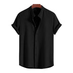 AeroLite Breathable Summer Shirt for Cool and Comfortable Warm Weather Wear Black