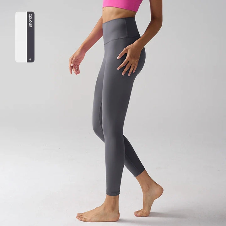 Women's High Waisted Leggings for Yoga, Fitness, and Everyday Use Dark gray