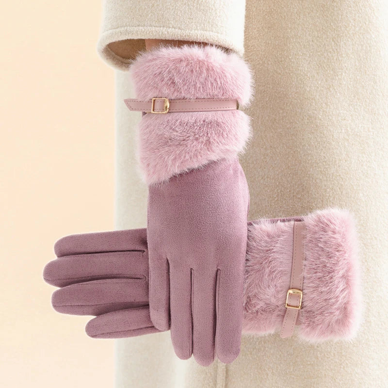 Luxurious Faux Fur Gloves for Ultimate Warmth