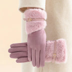 Luxurious Faux Fur Gloves for Ultimate Warmth