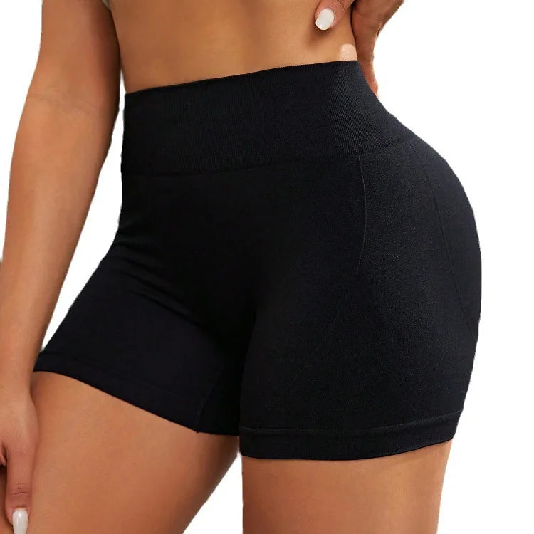 Women's High Waist Breathable Cycling Yoga Fitness Shorts