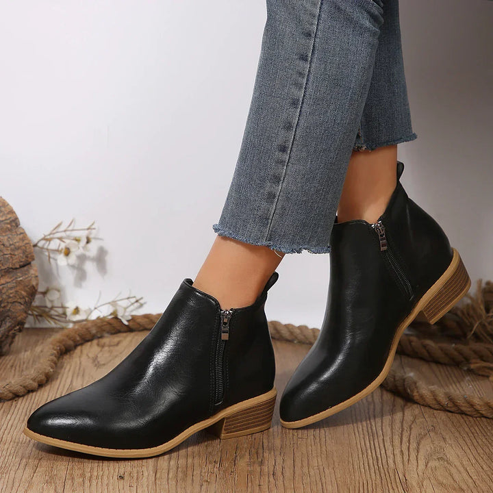 Women's Elegant All-Day Comfort Ankle Boots-MODAUTLET