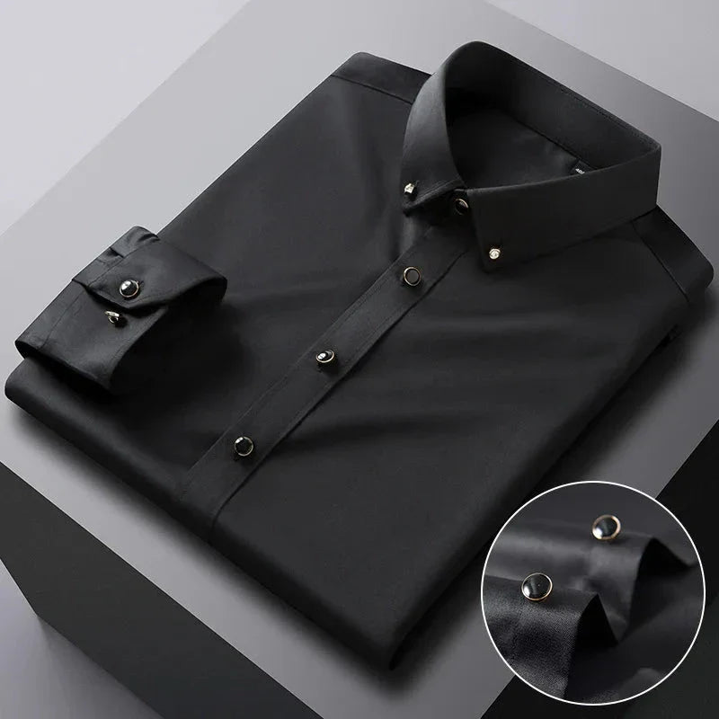 Men's Luxe Dress Shirt-MODAUTLET