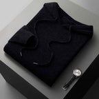 Sustainably Sourced Merino Wool Hoodie Warmth And Comfort Black