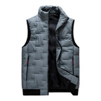 Men's Stylish Orviano Vest - Versatile and Comfortable Outerwear Grey