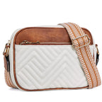 Women's Elegant Leather Shoulder Bag White