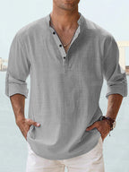 Men's Cozy Casual Shirt Gray