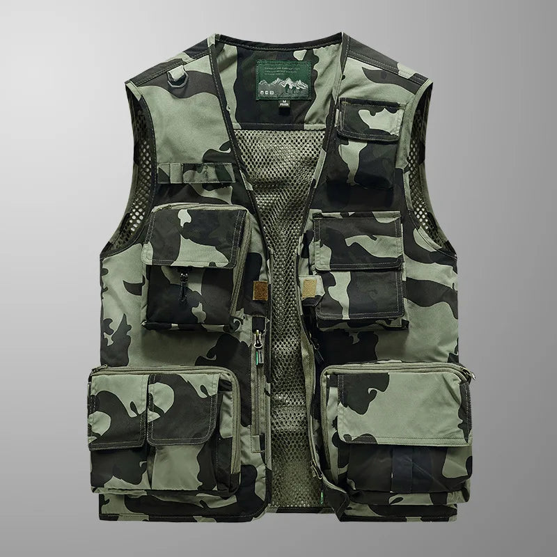 Woodhorn Adventure Vest Dune Whisper Camo