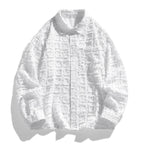 Men's Oversized Casual Jacket White