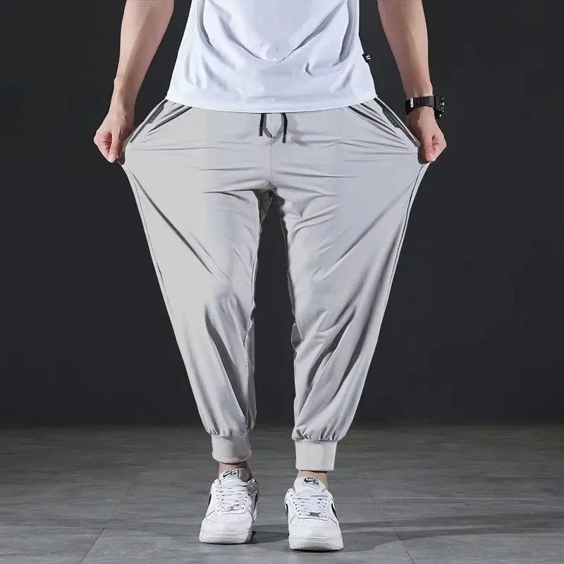 Ultra-Comfort Ice Silk Stretch Pants-MODAUTLET