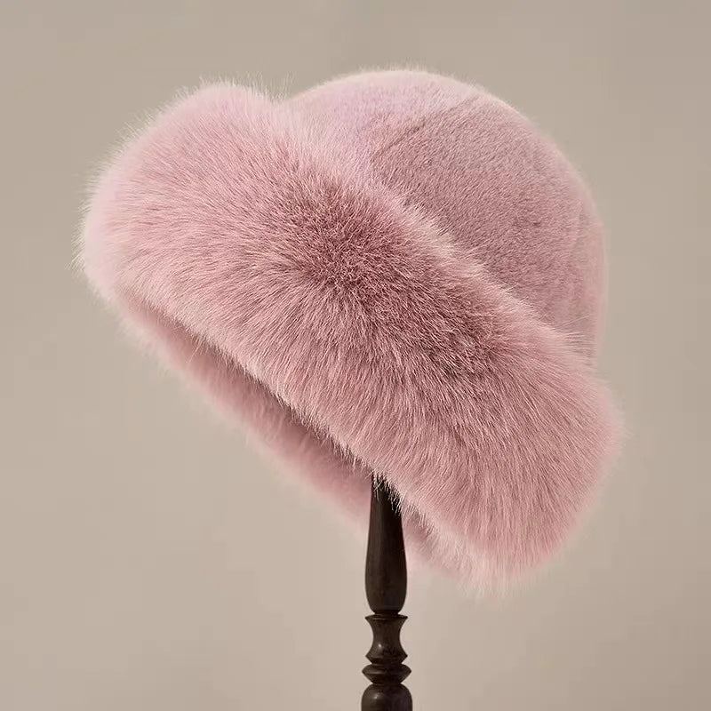 Eleganza Fiorentina Fur Hat-MODAUTLET