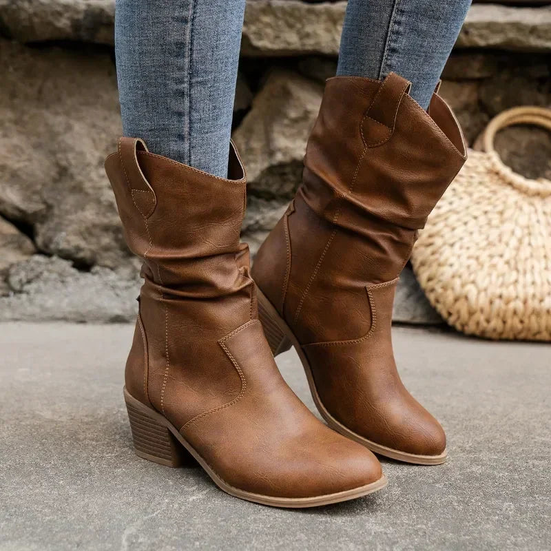 Women's Urban Chic Slouch Boots-MODAUTLET