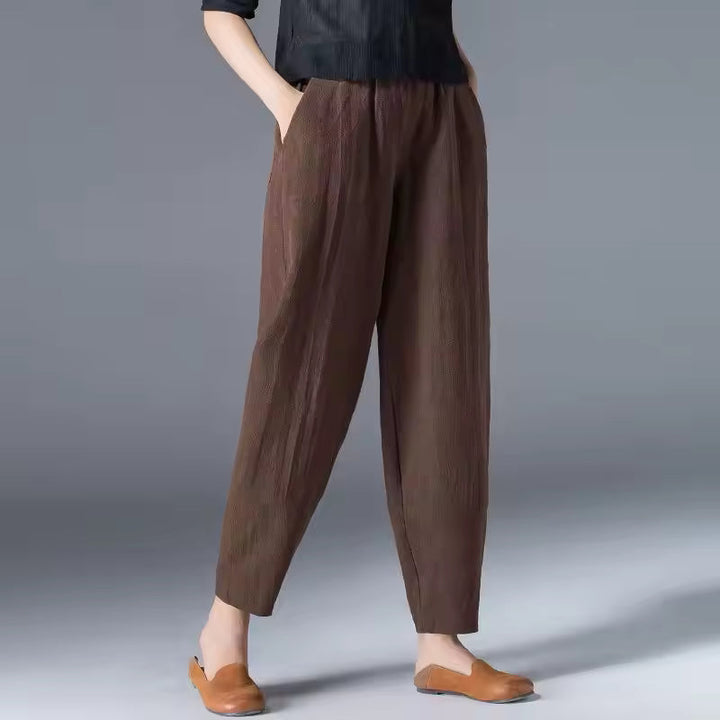 Women's Lightweight Summer Trousers-MODAUTLET