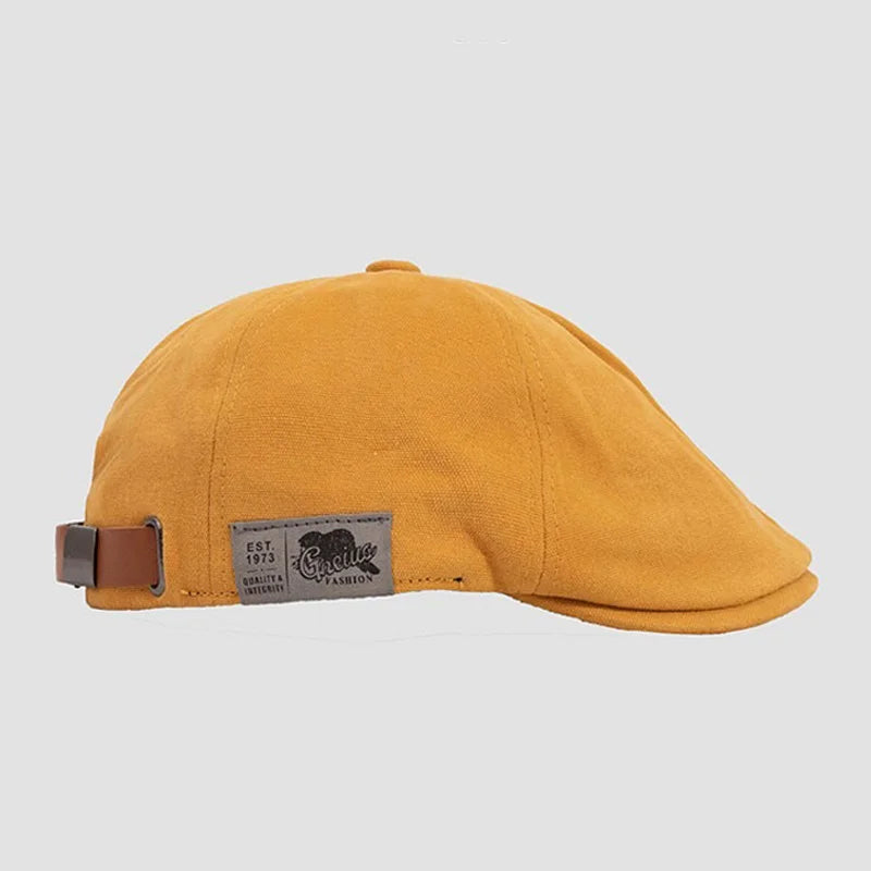 Vintage Cotton Ivy Flat Cap – Unisex Adjustable-MODAUTLET
