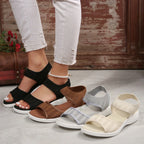 Women's Cushioned Heel Sandals