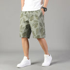 Men's Cotton Palmline Shorts - Comfortable and Stylish Summer Wear
