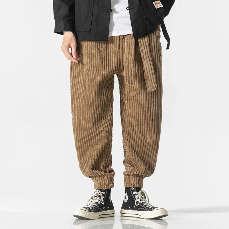 Men's Fleece Corduroy Pants - Ridgeway Style-MODAUTLET