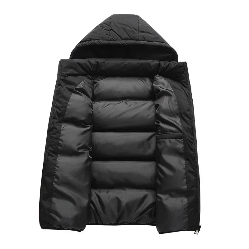 Herenfunctioneel gilet met capuchon