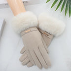 Elegant Lunara Style Gloves Beige