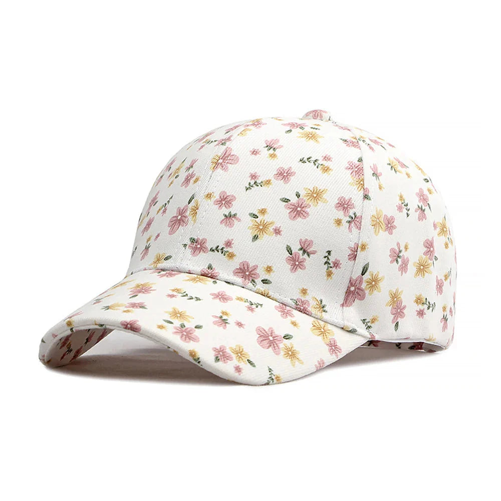 Floral Sun Hat-MODAUTLET