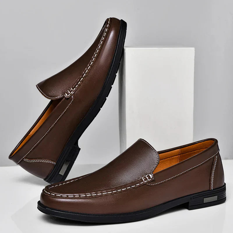 Men's Classic Chic Genuine Leather Loafers-MODAUTLET