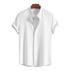 AeroLite Breathable Summer Shirt for Cool and Comfortable Warm Weather Wear White
