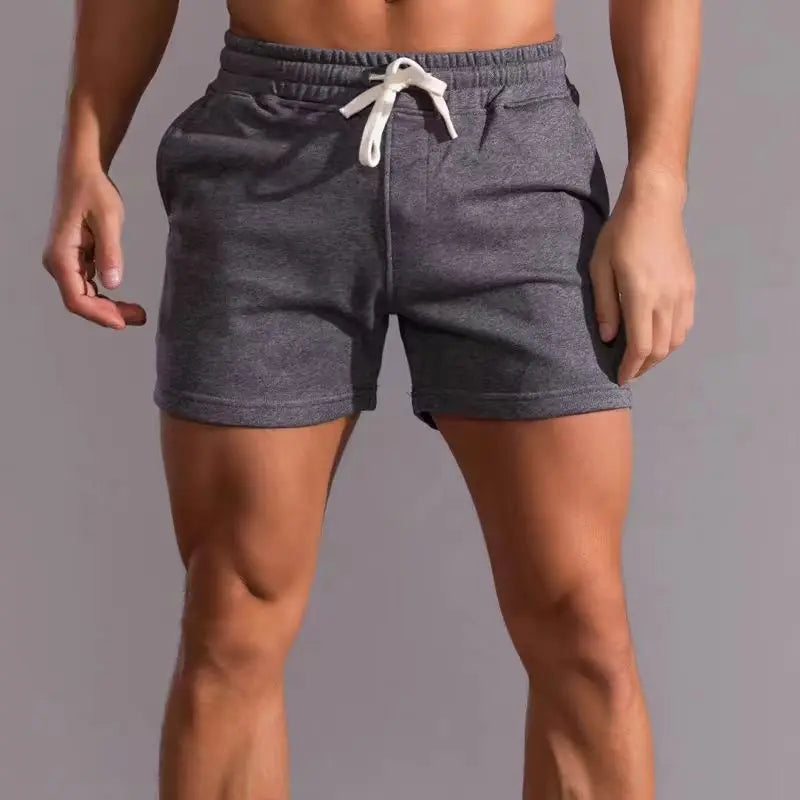 Cotton Fitness Shorts For Men Perfect For Gym Workouts Dark Grey