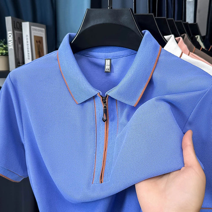 Men's Pinehurst Zipline Performance Polo-MODAUTLET