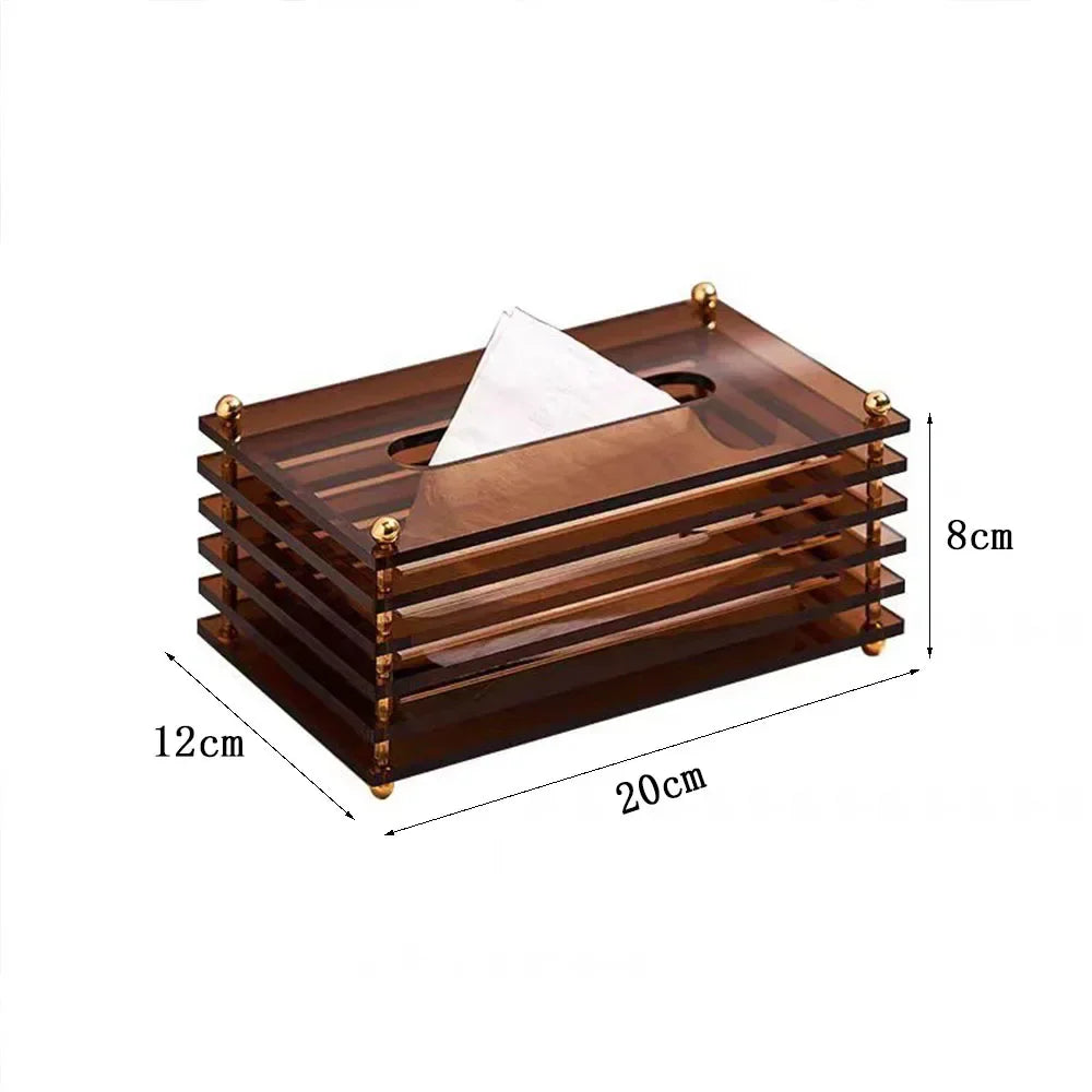 Stylish Acrylic Tissue Box for Home or Office-MODAUTLET