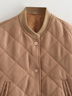 Women's Quilted Bomber Jacket