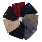 Striped Slouchy Knit Winter Beanie for Women