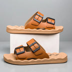 Women's Comfort Slides - Delmar Style Brown