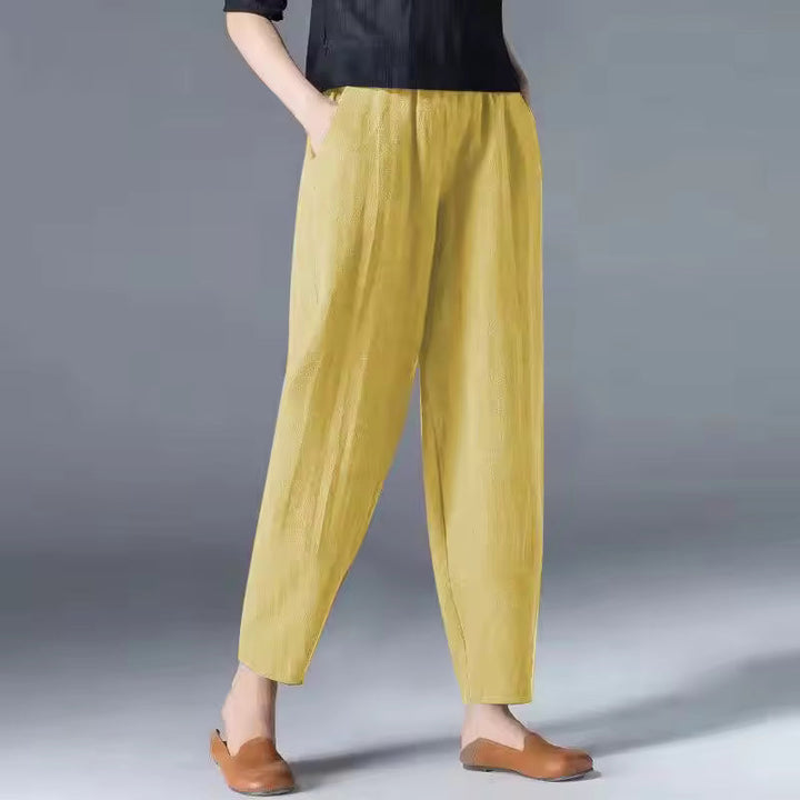 Women's Lightweight Summer Trousers-MODAUTLET